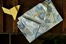 Summer Love | Sanganeri Cotton Half Sleeve Shirt | Hexagon