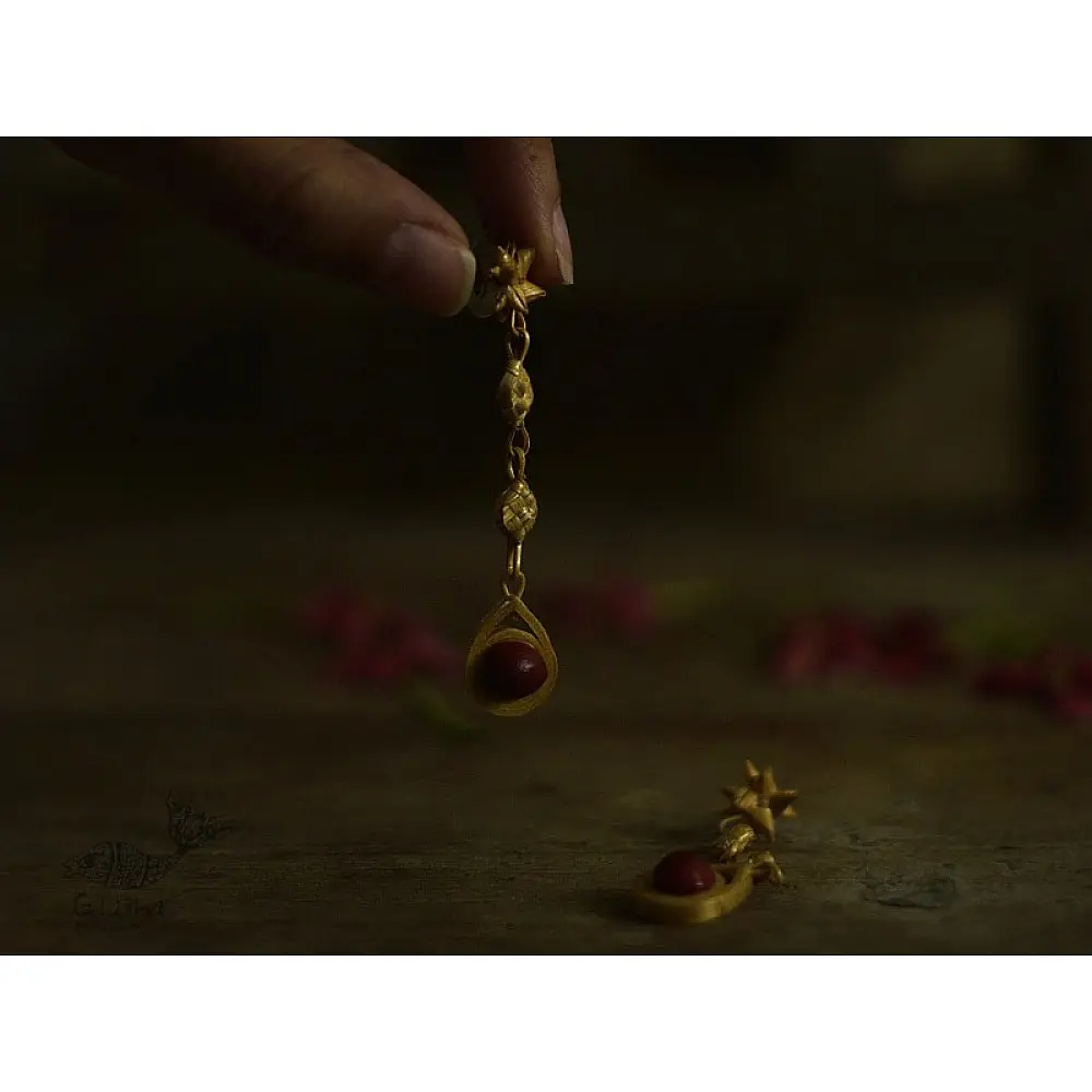 shop handmade bamboo jewelry - Earrings