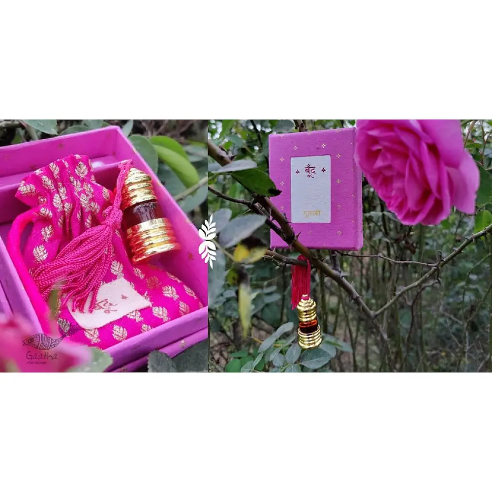 Pure organic fragrance of Kannauj Rose - Fragrant oil