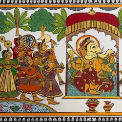 Phad Painting - Ganesh Chaturthi