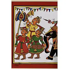 Phad Painting - Elephant Ride