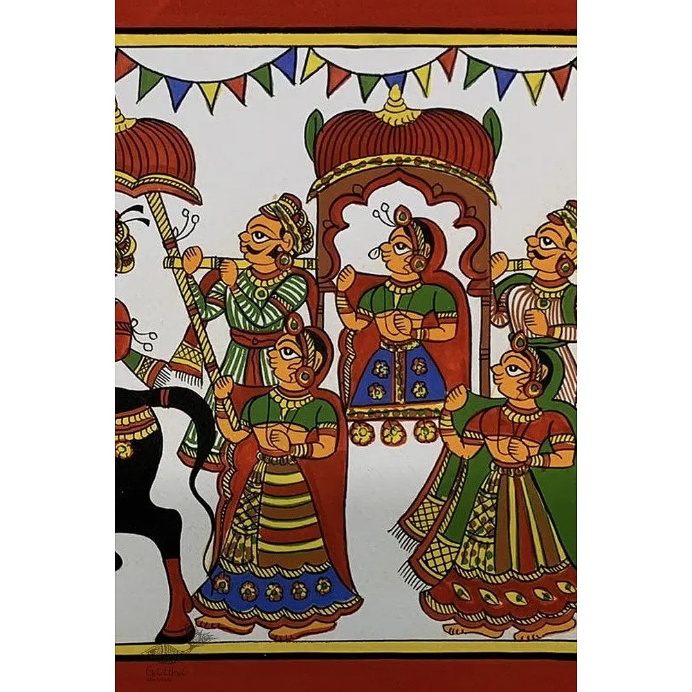 shop Phad Painting - Horse ride