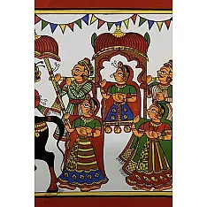 Phad Painting - Horse Ride