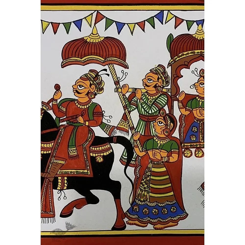 shop Phad Painting - Horse ride
