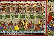 Phad Painting - Kind & Queen
