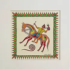 Tribal Art Painting - Horse Riders