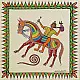 shop Tribal Art Painting - Horse Riders