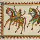 shop Tribal Art Painting - Horse Riders