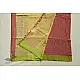 shop Handwoven cotton saree Carrot Red
