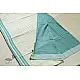 shop handloom cotton saree - Off White & Blue