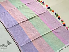 Avanti ✽ Handloom Cotton Saree With Zari Stripes