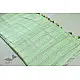 shop Handwoven cotton saree - Pistachio Green