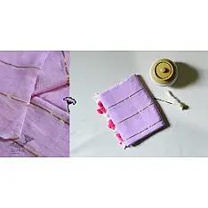 Avanti ✽ Handwoven Cotton Saree - Pink
