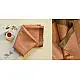 Kota Checked Zari Cotton Saree in Peach Colour