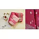 Orange & Pink Linen Saree with Gotta Patti Work