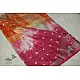 Orange & Pink Linen Saree with Gotta Patti Work