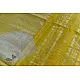 Yellow Linen Gotta Patti work saree