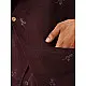 shop Handwoven Cotton - Purple Cotton Long Kurta With Jacket (Set of 2) 