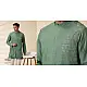 shop Handwoven Cotton - Green Jacket Style Men Long Kurta 
