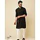 shop Handwoven Cotton - Black Men's Kurta