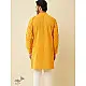 shop Handwoven Cotton - Yellow Kurta