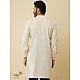 shop Handwoven Cotton - Off White Kurta
