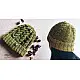 Hand Knitted ☃ Pure Woolen Cap ☃ Natural Color |  Moss Green |