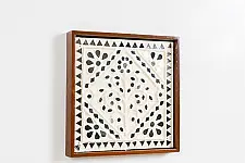 Decor The Wall | Mud Frame With Geometric Composition