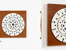 Decor The Wall | Mud Frame With Geometric Composition