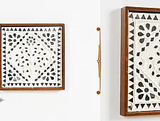 Decor The Wall | Mud Frame With Geometric Composition