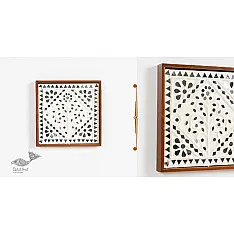 Decor The Wall | Mud Frame With Geometric Composition