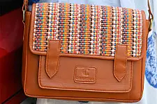 Zany Bags | Panja Dhurrie Tote Bag - Brown