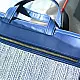 shop Panja Dhurrie Laptop Bag - Blue