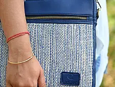 Zany Bags | Panja Dhurrie Laptop Bag - Blue