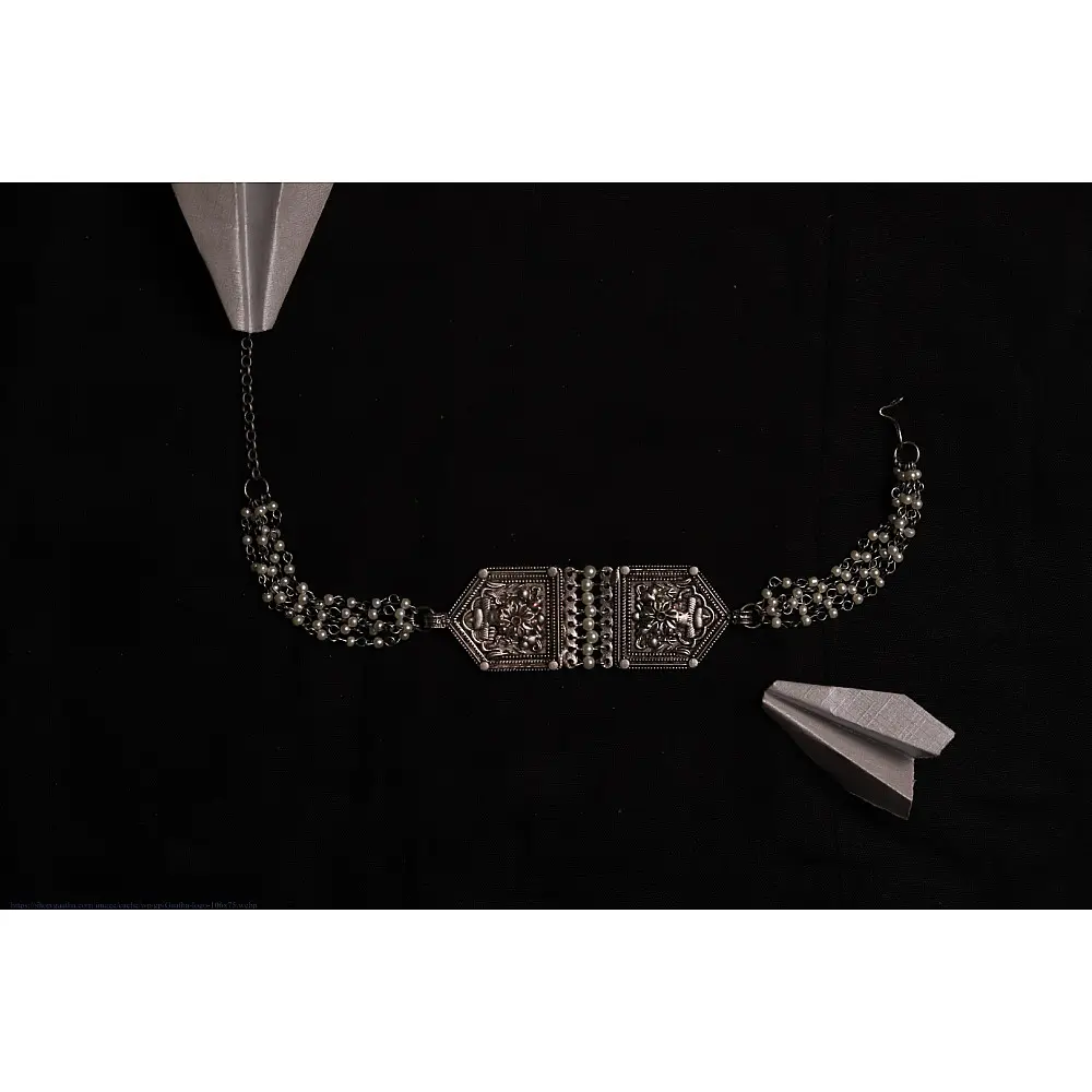 रेवती ✽ Choras Choker with Pearl Strings ✽ Necklace ✽ 4