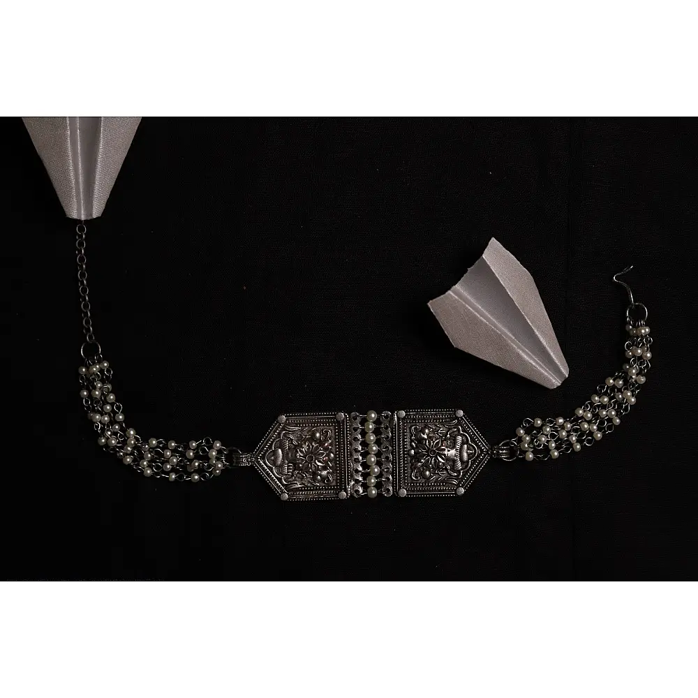 रेवती ✽ Choras Choker with Pearl Strings ✽ Necklace ✽ 4