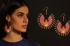 Razia Kunj ♥ Handcrafted Jewelry ♥ Theyyam Earring  (Medium) . L