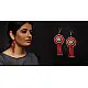 Razia Kunj ♥ Handcrafted Jewelry ♥ Theyyam Earring . N