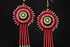 Razia Kunj ♥ Handcrafted Jewelry ♥ Theyyam Earring . N