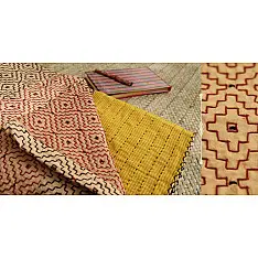 Dhadki ⚏ Kutchi Quilt ⚏ Bedspread . B