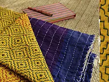 Dhadki ⚏ Kutchi Quilt ⚏ Bedspread . D