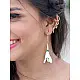 Flora ⚹ Glass Jewellery ⚹ Snow Drop ( Earring ) ~ 12