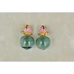 Kusumaprabha | Glass Jewelry - Water Pod And Lotus
