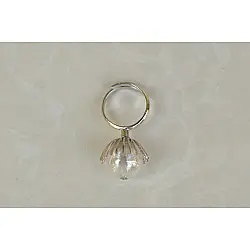 Bihag . Glass Jewellery ☼ Dandelion And Dew Drop Ring ~ 23