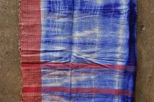 A piece of sky on my Window.. ♡ Tie-dye Tussar Silk Dupatta ♡ 20