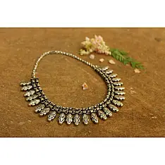 Dhara . धरा ✽ Antique German Silver ✽ Necklace { 4 }