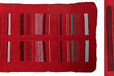 Kashmiri Namda ~ Candy Stripe (6' X 4') ~ 6