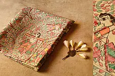 Dream Girl ❁ Tussar Silk . Madhubani Saree ❁ 10