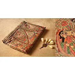Dream Girl ❁ Tussar Silk . Madhubani Saree ❁ 9