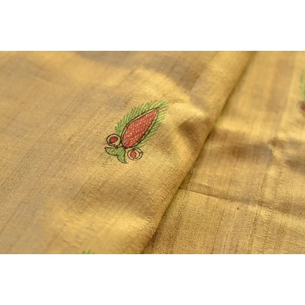 Dream Girl ❁ Tussar Silk . Madhubani Saree ❁ 1